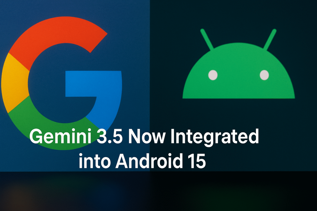 Gemini 3.5 Now Integrated into Android 15