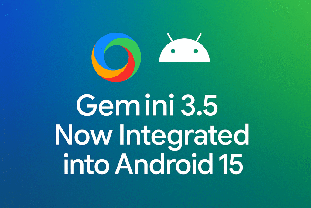 Gemini 3.5 Now Integrated into Android 15