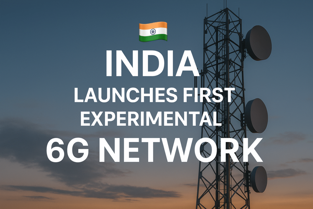 India Launches First Experimental 6G Network