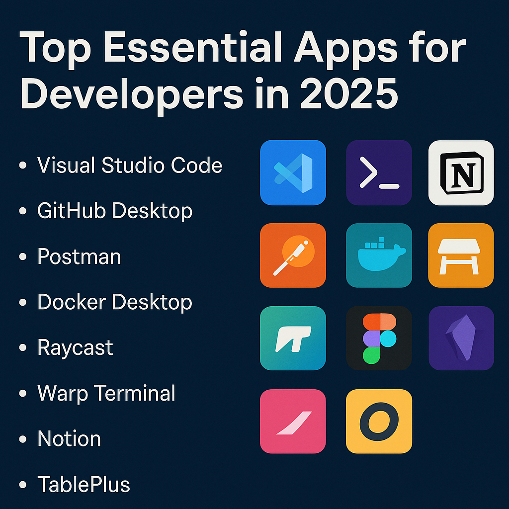 Top Essential Apps for Developers in 2025