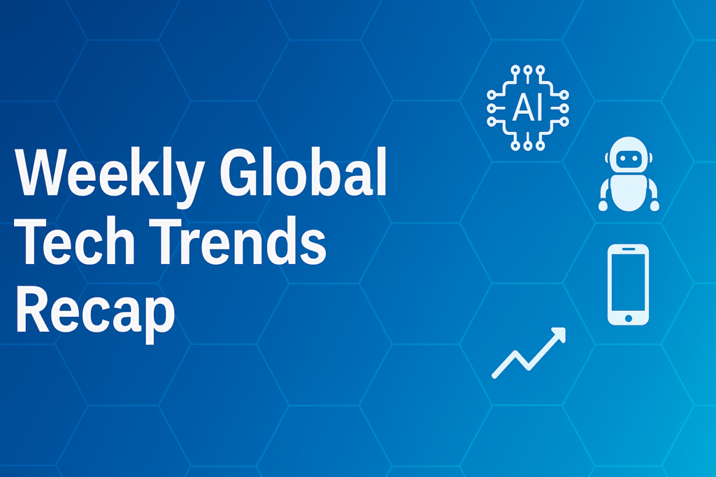 Weekly Global Tech Trends Recap