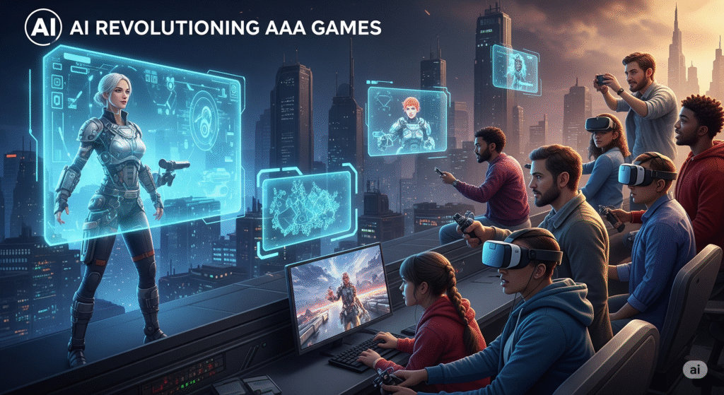 The world of AAA video games is undergoing a revolution—and at the heart of it lies Artificial Intelligence (AI). Once limited to simple enemy behaviors or basic scripting, AI now powers dynamic storytelling, lifelike NPCs, realistic graphics, and even game testing. From immersive RPGs to blockbuster action titles, AI is elevating the standards of what gamers expect. Smarter NPCs: Realism in Every Encounter Gone are the days when non-playable characters (NPCs) followed rigid paths or repeated canned dialogues. With machine learning and AI-driven behavior models, NPCs now react intelligently to players’ choices. In titles like Red Dead Redemption 2 or The Last of Us Part II, NPCs exhibit realistic emotions, adapt to environmental stimuli, and even form relationships based on player interaction. Example: Ubisoft’s Watch Dogs: Legion uses AI to give every NPC a unique backstory and routine, allowing players to recruit any character with distinctive traits. Dynamic Storytelling: Personalized Player Journeys AI enables games to evolve based on decisions made by players, resulting in a personalized narrative experience. This goes beyond simple branching paths—it means AI can predict player preferences and adjust plotlines in real-time, generating near-infinite story permutations. AI-powered tools like Director AI in narrative games monitor player choices to ensure tension, pacing, and plot engagement stay high throughout the game. Hyper-Realistic Graphics and World Building AI-assisted technologies, such as neural rendering and procedural generation, now create vast, detailed worlds without compromising performance. Texture upscaling (e.g., via NVIDIA’s DLSS or AI-enhanced ray tracing) delivers stunning visuals while maintaining high frame rates. Game developers are also using AI for asset generation, reducing development time and resources. This allows studios to focus more on gameplay innovation and storytelling. AI in Game Testing and Development One of the less visible but equally important transformations is in quality assurance (QA). AI-driven bots can now test millions of gameplay scenarios in hours, catching bugs and balancing issues faster than ever. Studios like EA and Activision leverage AI tools for predictive modeling, helping anticipate player engagement and retention based on in-game behavior. The Future: AI as a Creative Partner Looking forward, AI won't just enhance games—it could co-create them. Tools like ChatGPT, Unity Muse, or Scenario AI are being used by developers to draft dialogue, design characters, and even compose music. The integration of generative AI suggests a future where games respond like living worlds—where player conversations with NPCs feel like genuine dialogue, and environments morph intelligently based on emotion and action. Final Thoughts AI is no longer a behind-the-scenes tool—it’s now a core pillar of AAA video game development. It’s driving smarter characters, deeper stories, breathtaking visuals, and faster workflows. As the technology continues to evolve, gamers can expect increasingly immersive and personalized experiences. The line between scripted gameplay and real-life interaction is blurring—and AI is leading the charge.