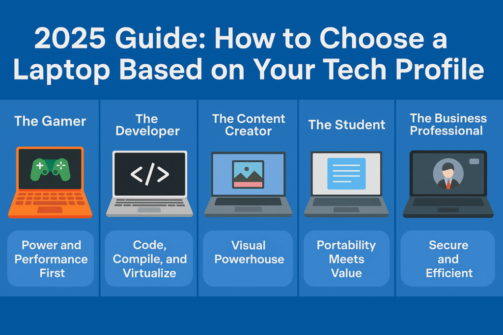 2025 Laptop Buying Guide by Tech Profile