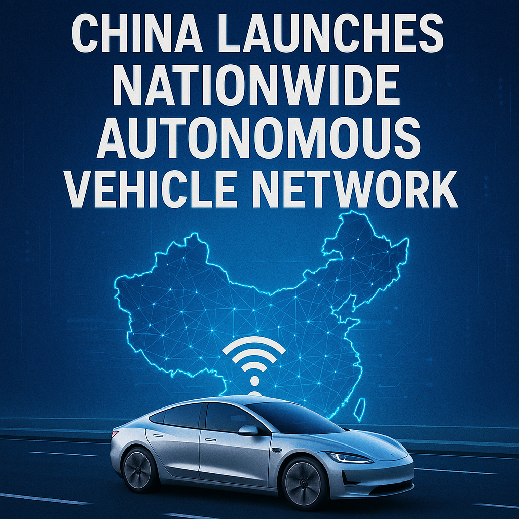 China Rolls Out Nationwide Autonomous Vehicle Network