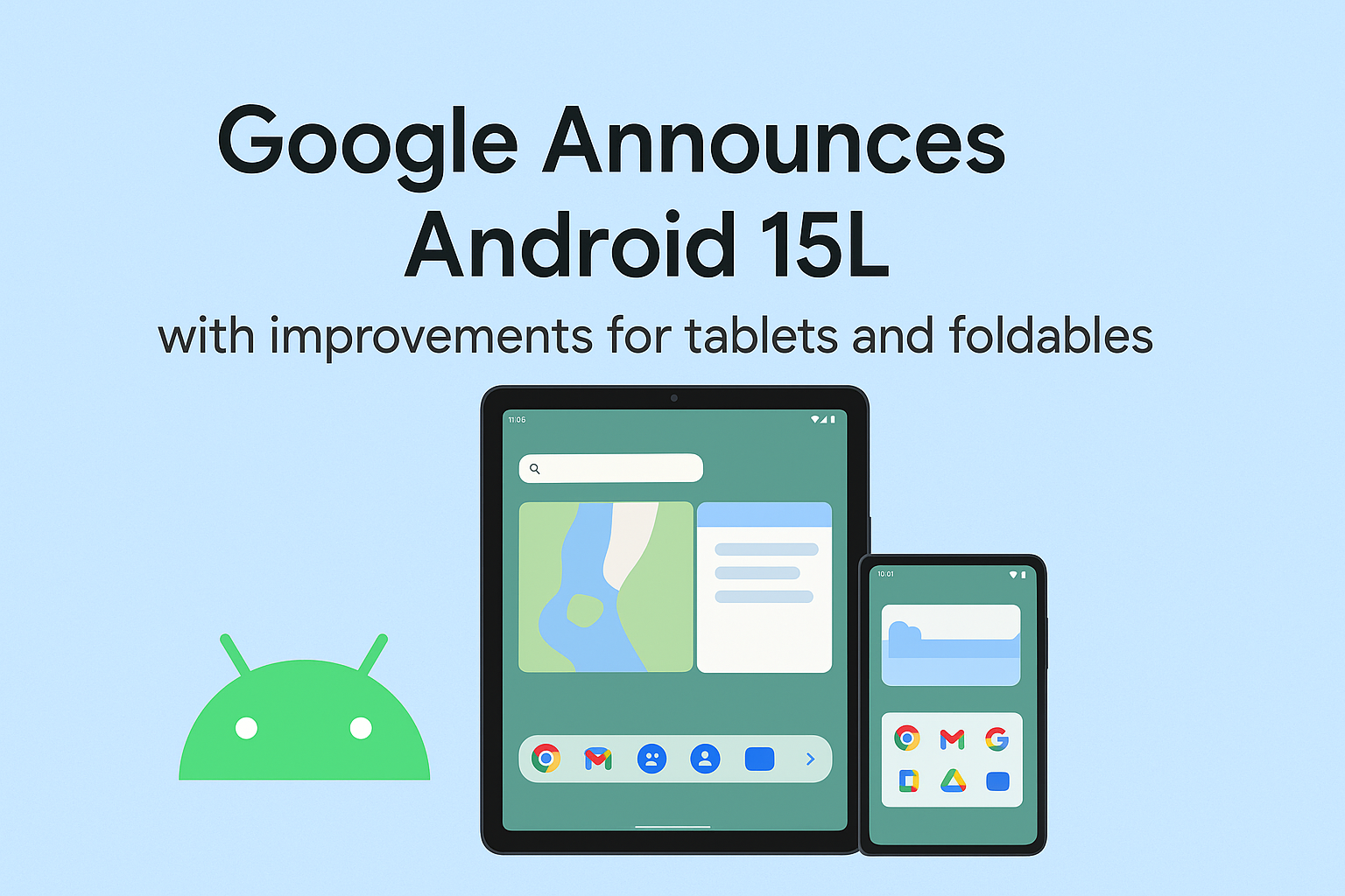 Google Launches Android 15L for Tablets & Foldables