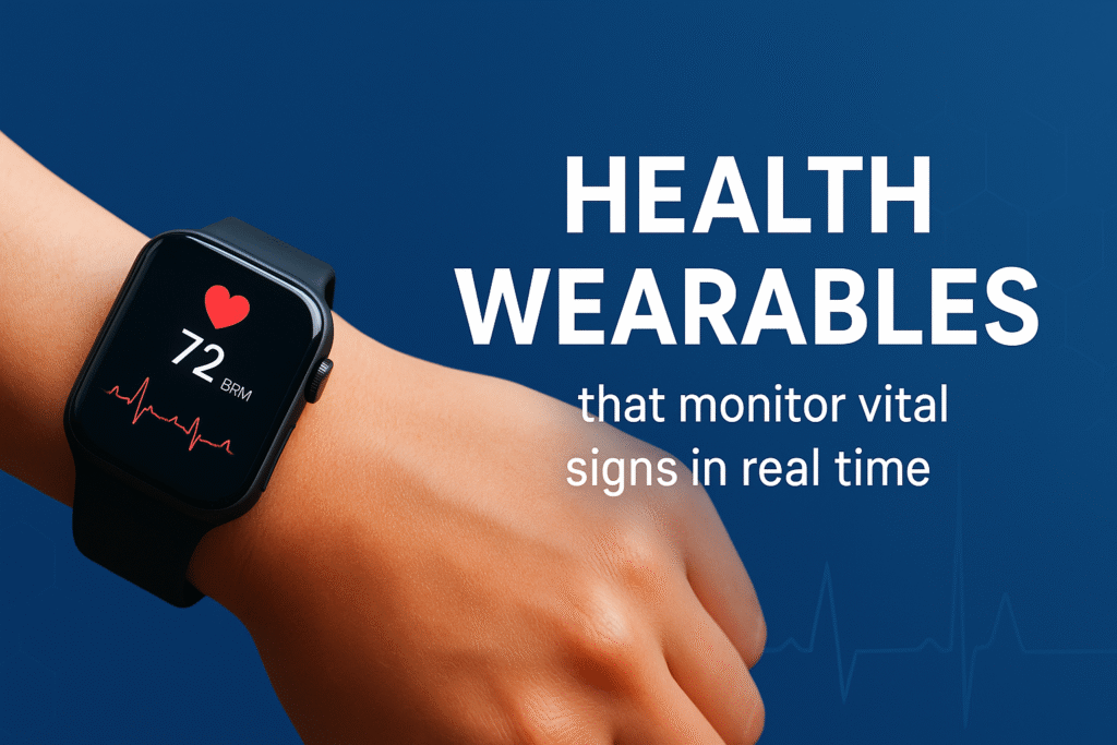 Health Wearables: Real-Time Vital Signs Monitoring