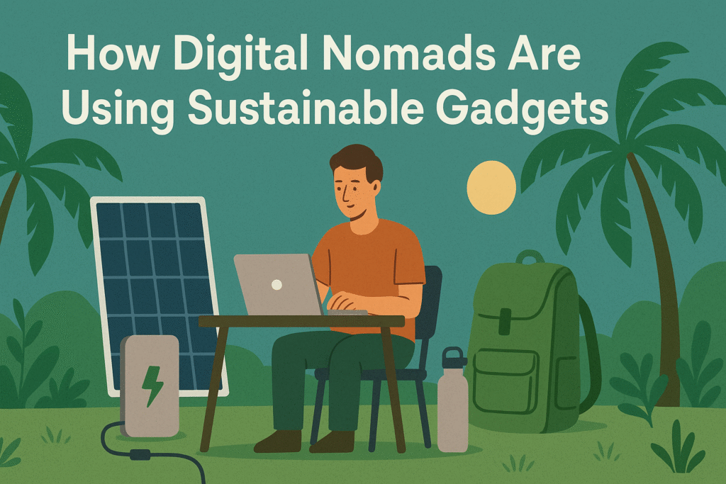 How Digital Nomads Use Sustainable Gadgets