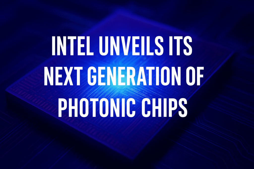 Intel Unveils Next-Gen Photonic Chips