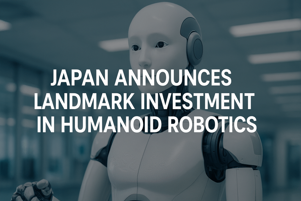 Japan’s Landmark Investment in Humanoid Robotics
