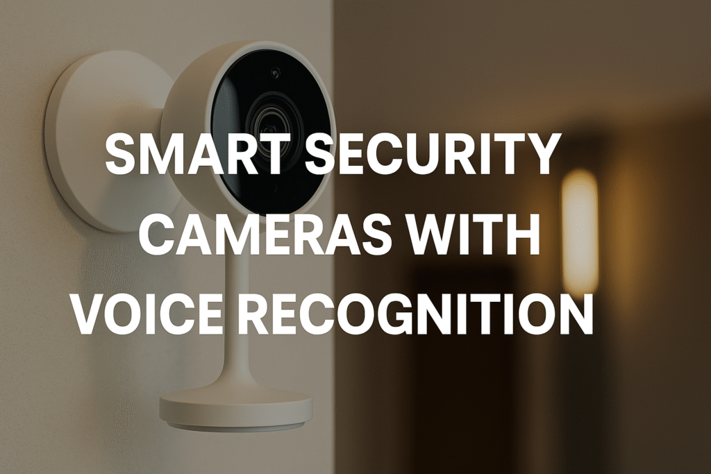 Smart Security Cameras with Voice Recognition