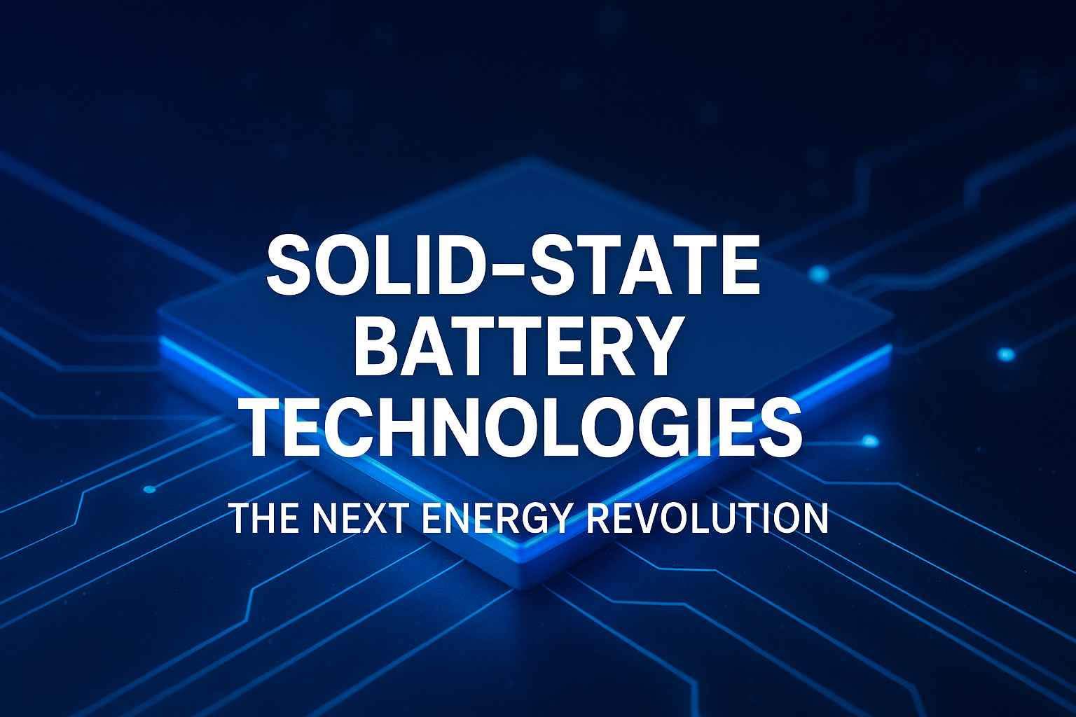 Solid-State Battery Technologies: The Next Energy Revolution
