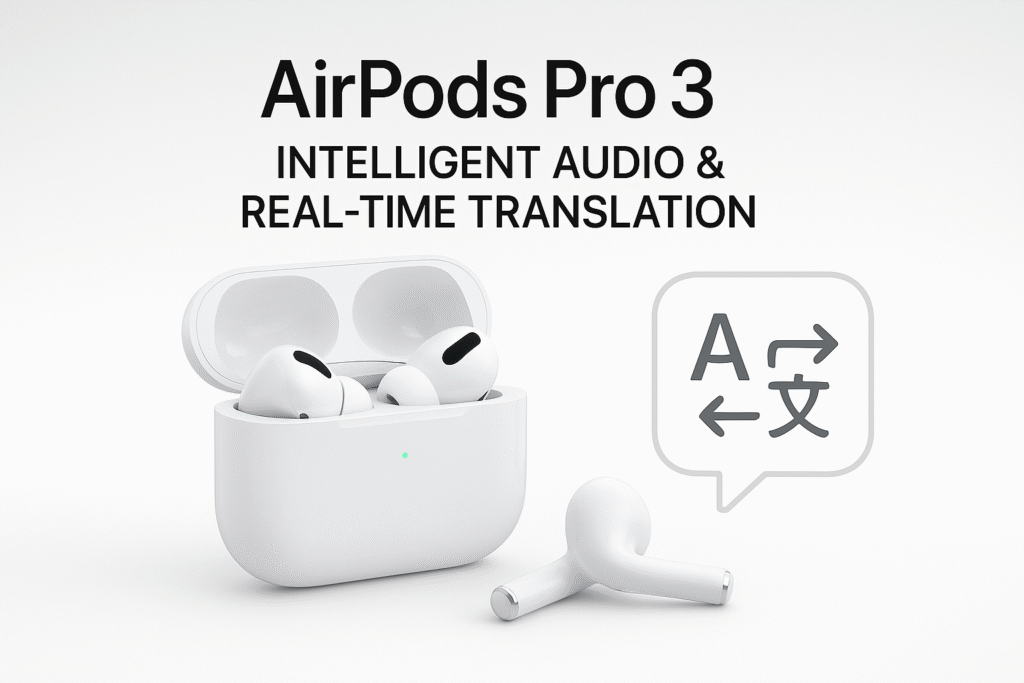 AirPods Pro 3: Intelligent Audio & Real-Time Translation