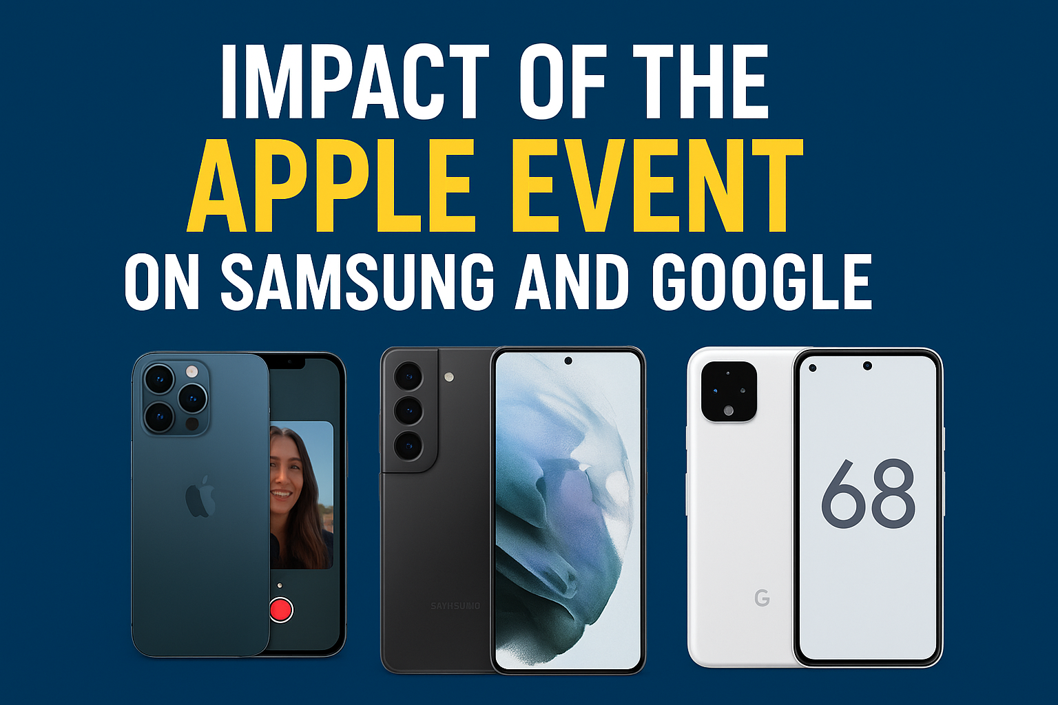 Apple Event’s Impact on Samsung & Google Premium Race