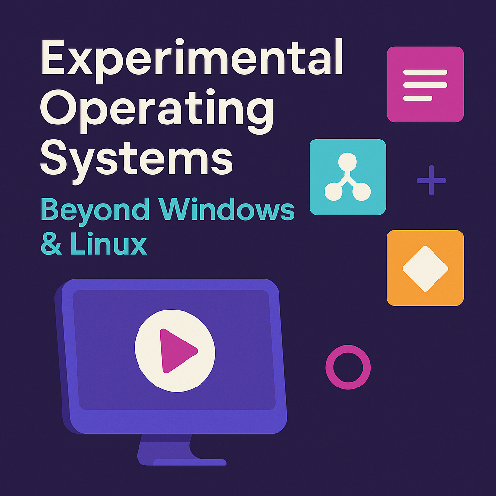 Experimental Operating Systems Beyond Windows & Linux