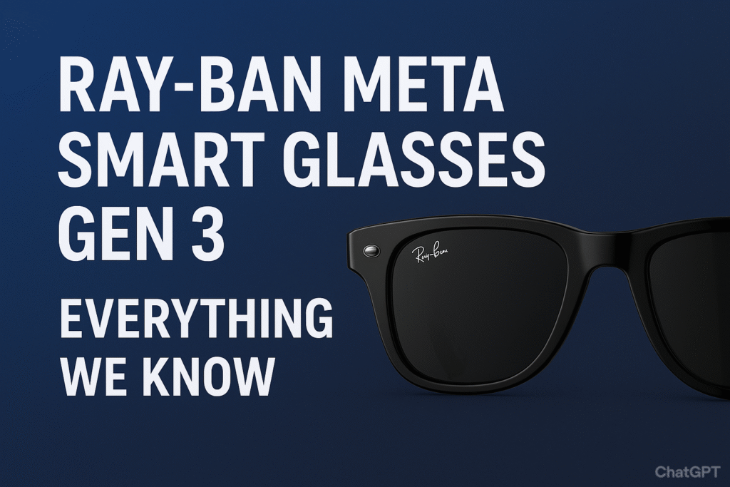 Ray-Ban Meta Smart Glasses Gen 3: Features, Price & Leaks