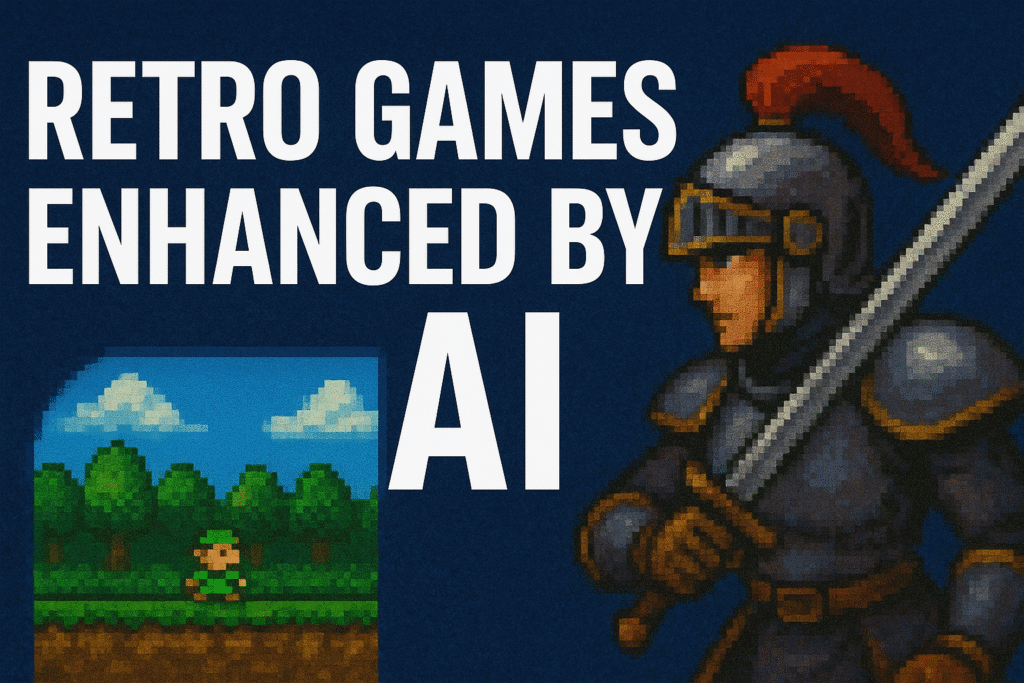 Retro Games Enhanced with AI Graphics in Real Time