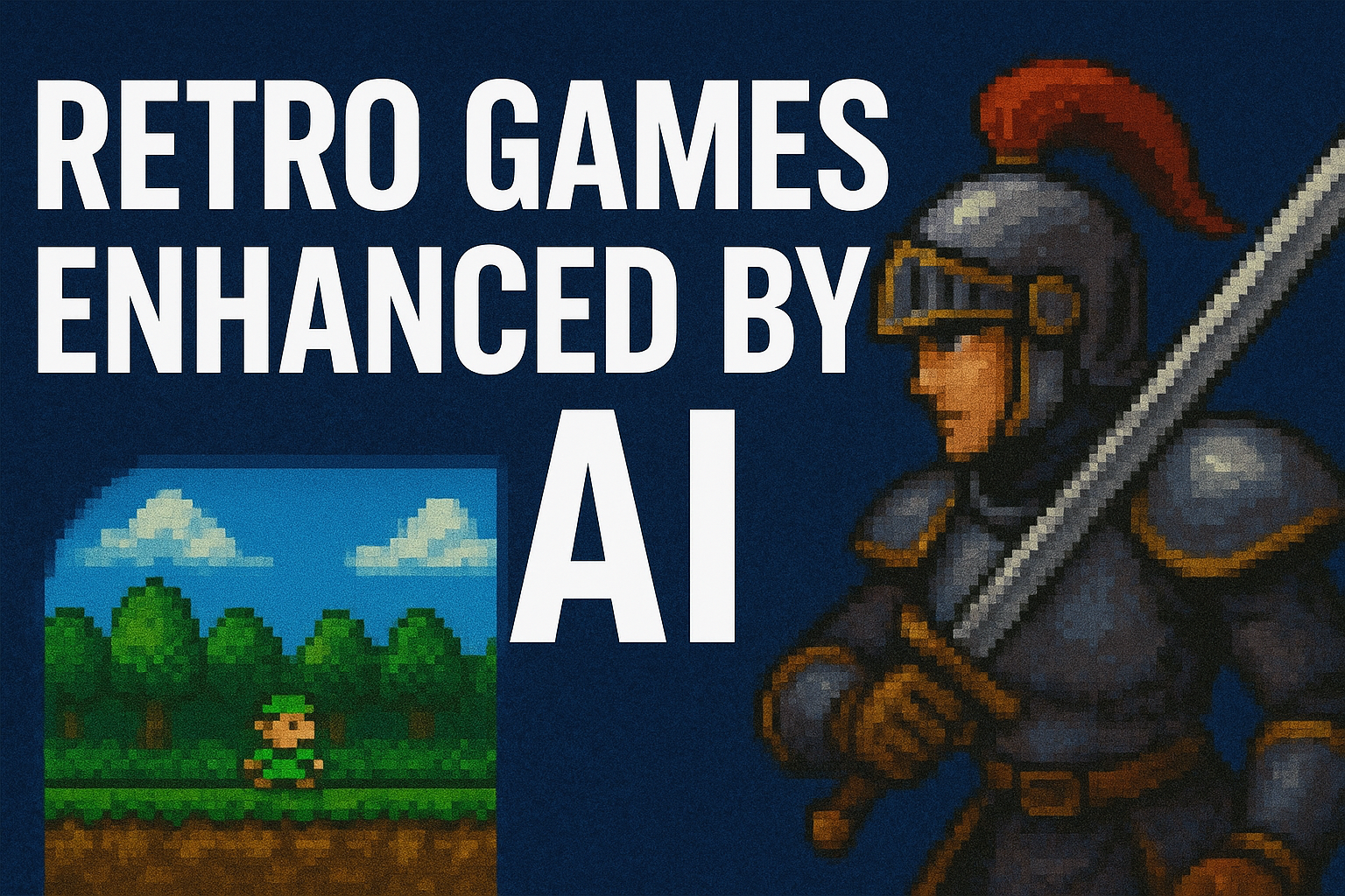 Retro Games Enhanced with AI Graphics in Real Time