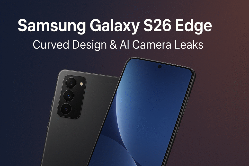 Samsung Galaxy S26 Edge: Curved Design & AI Camera