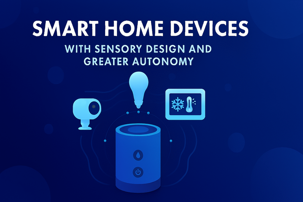 Smart Home Devices with Sensory Design and Autonomy