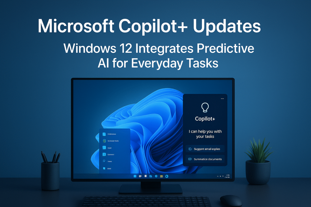 Microsoft Copilot+ Enhances Windows 12 with Predictive AI