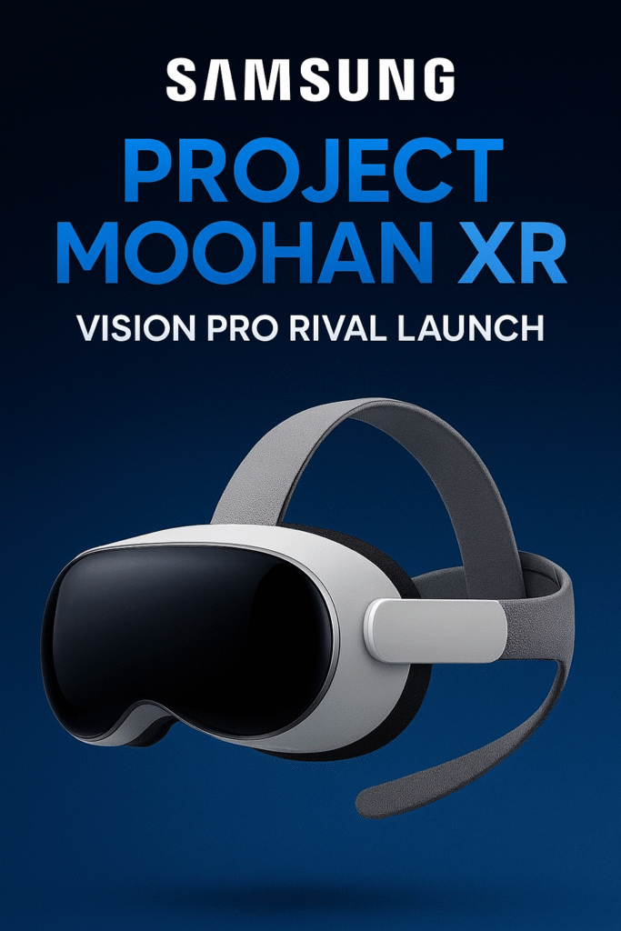 Samsung Project Moohan XR: Vision Pro Rival Launch