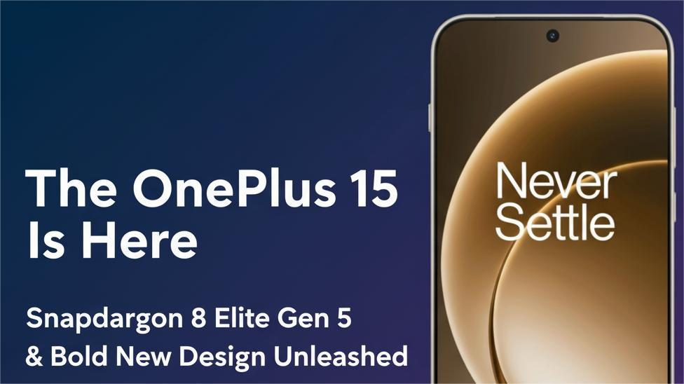 The OnePlus 15 Is Here — Snapdragon 8 Elite Gen 5 and Bold New Design Unleashed
