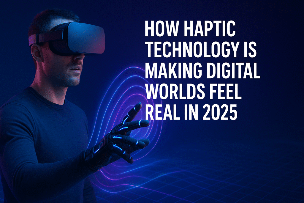 How Haptic Technology Is Making Digital Worlds Feel Real in 2025