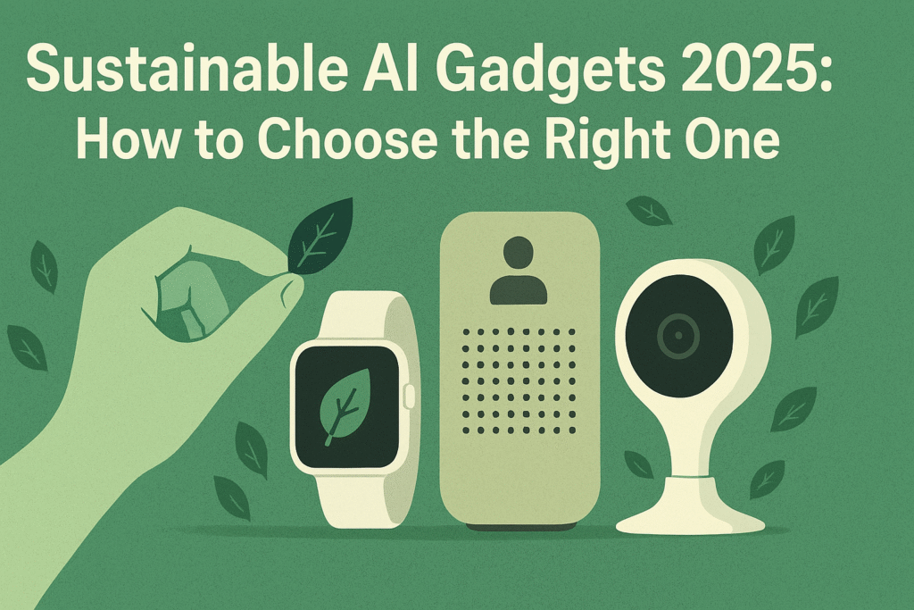 Sustainable AI Gadgets 2025: How to Choose the Right One
